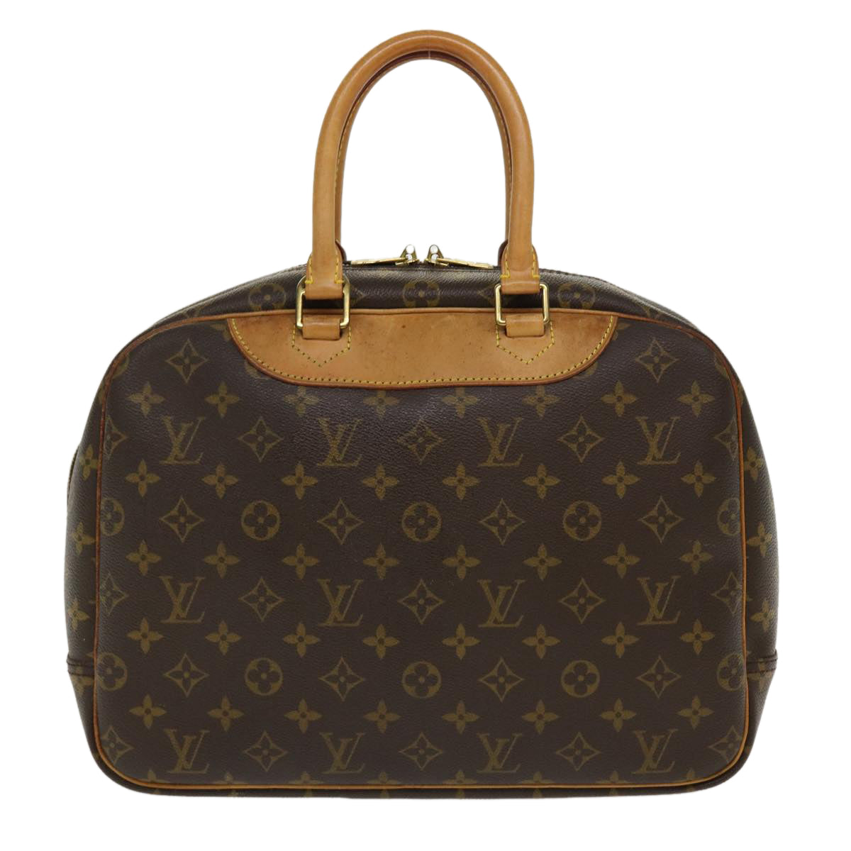 LOUIS VUITTON Monogram Deauville Hand Bag M47270 LV Auth 38589