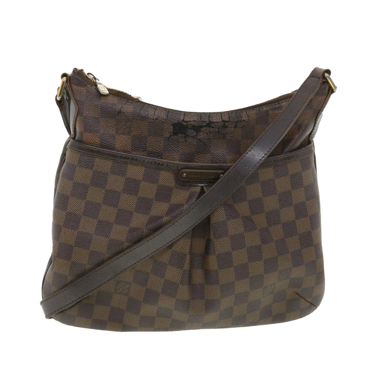 LOUIS VUITTON Damier Ebene Bloomsbury PM Shoulder Bag N42251 LV Auth 38590