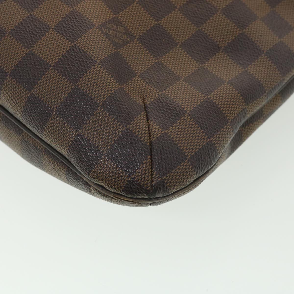 LOUIS VUITTON Damier Ebene Bloomsbury PM Shoulder Bag N42251 LV Auth 38590