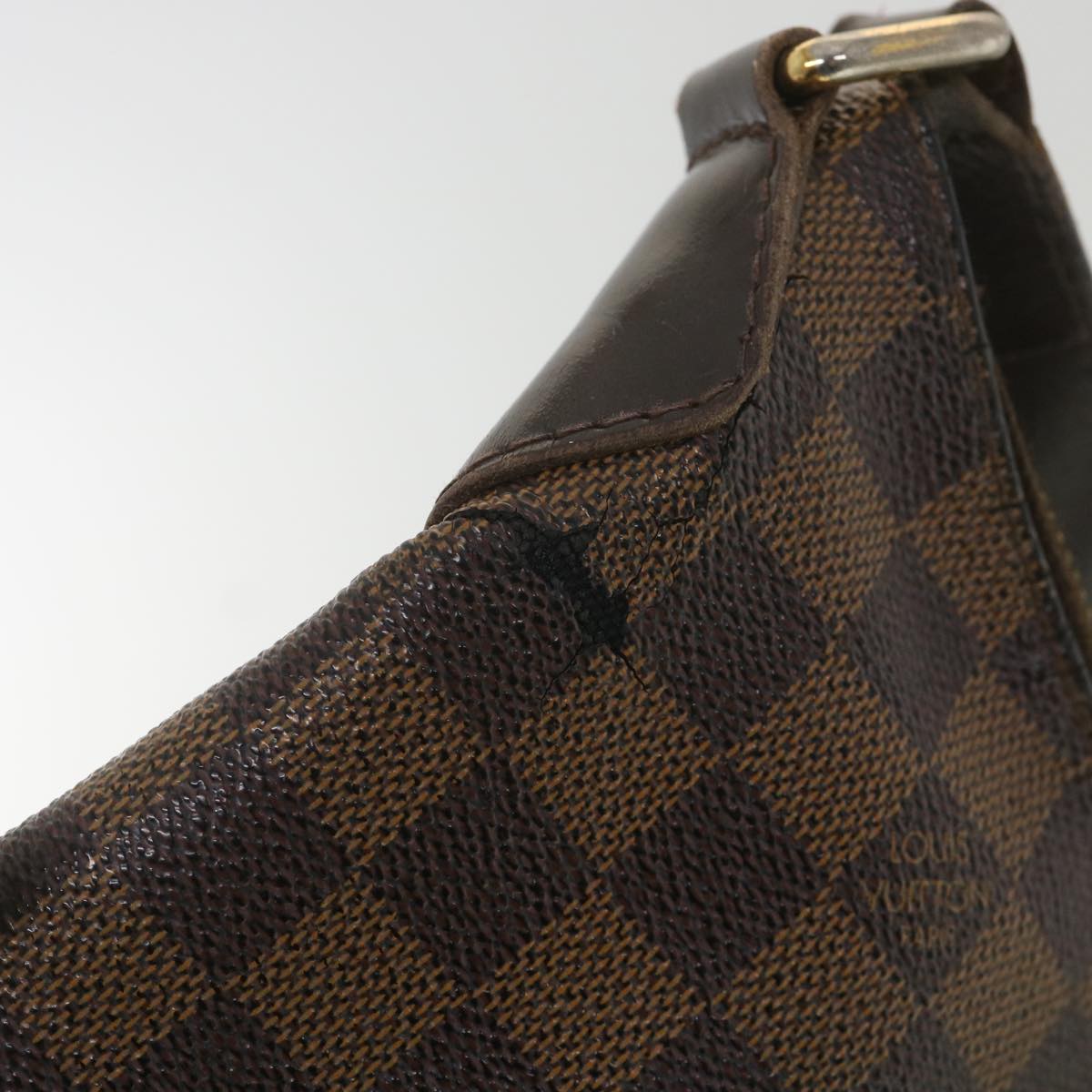 LOUIS VUITTON Damier Ebene Bloomsbury PM Shoulder Bag N42251 LV Auth 38590