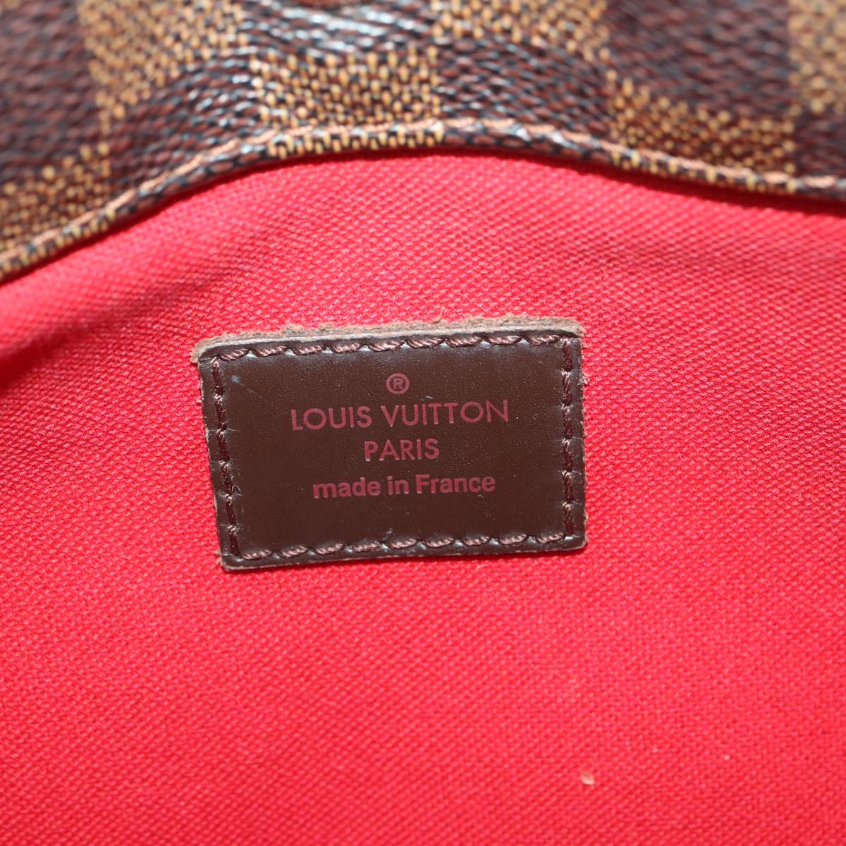 LOUIS VUITTON Damier Ebene Bloomsbury PM Shoulder Bag N42251 LV Auth 38590