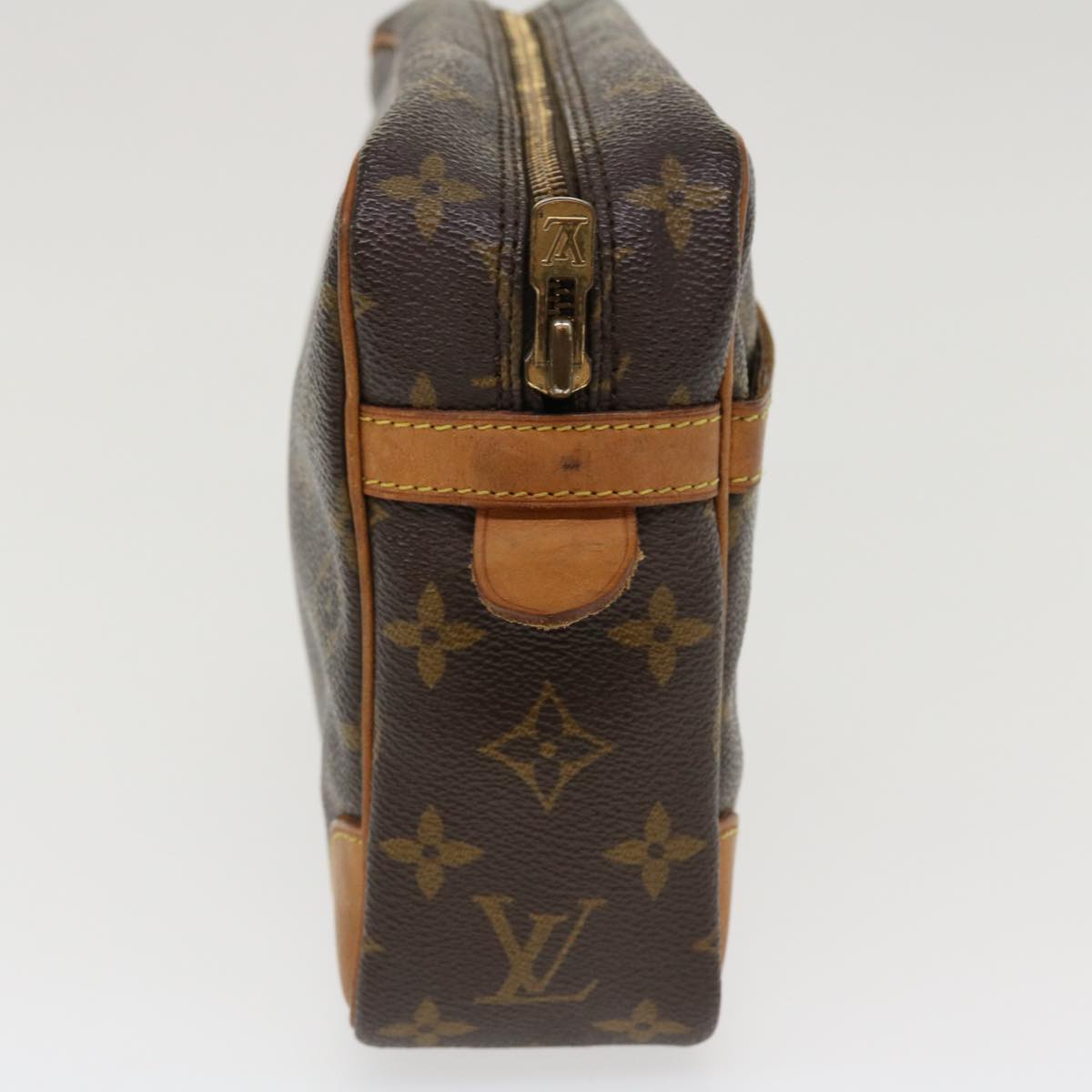 LOUIS VUITTON Monogram Compiegne 28 Clutch Bag M51845 LV Auth 38598