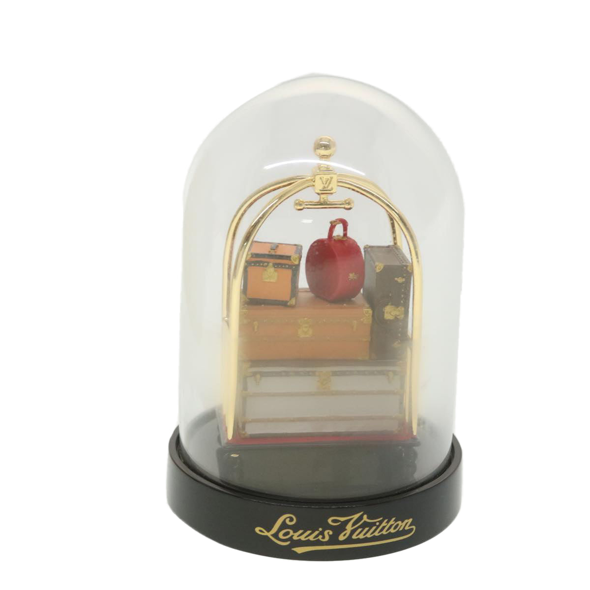 LOUIS VUITTON Hotel Trolley Snow Globe Clear M99407 LV Auth 38600A - 0