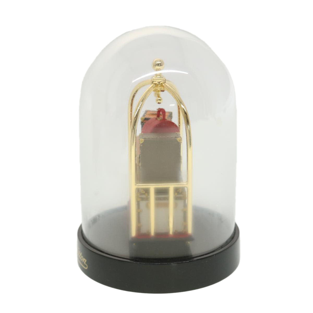 LOUIS VUITTON Hotel Trolley Snow Globe Clear M99407 LV Auth 38600A