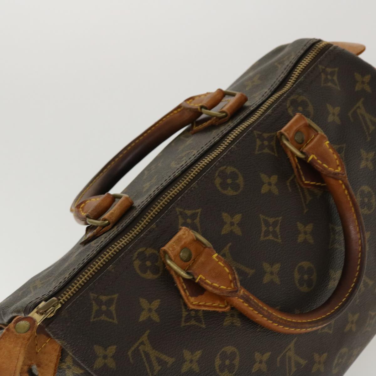 LOUIS VUITTON Monogram Speedy 30 Hand Bag M41526 LV Auth 38616