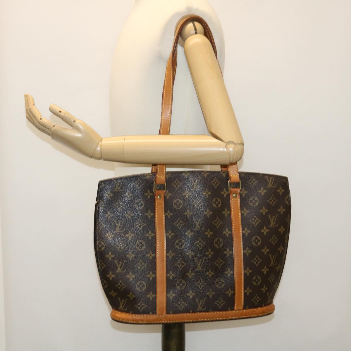 LOUIS VUITTON Monogram Babylone Tote Bag M51102 LV Auth 38619