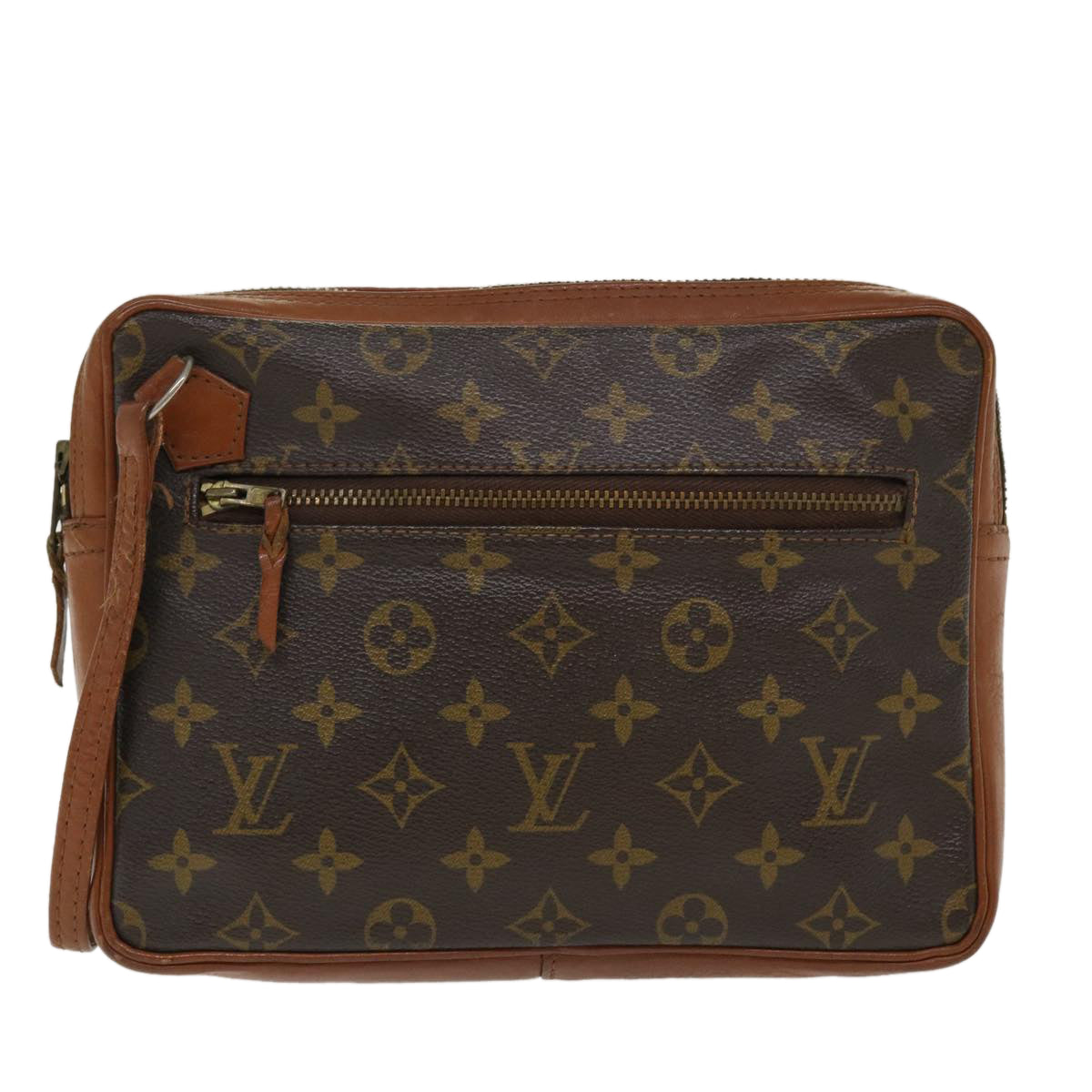 LOUIS VUITTON Monogram Pochette Sports Clutch Bag No.183 LV Auth 38622