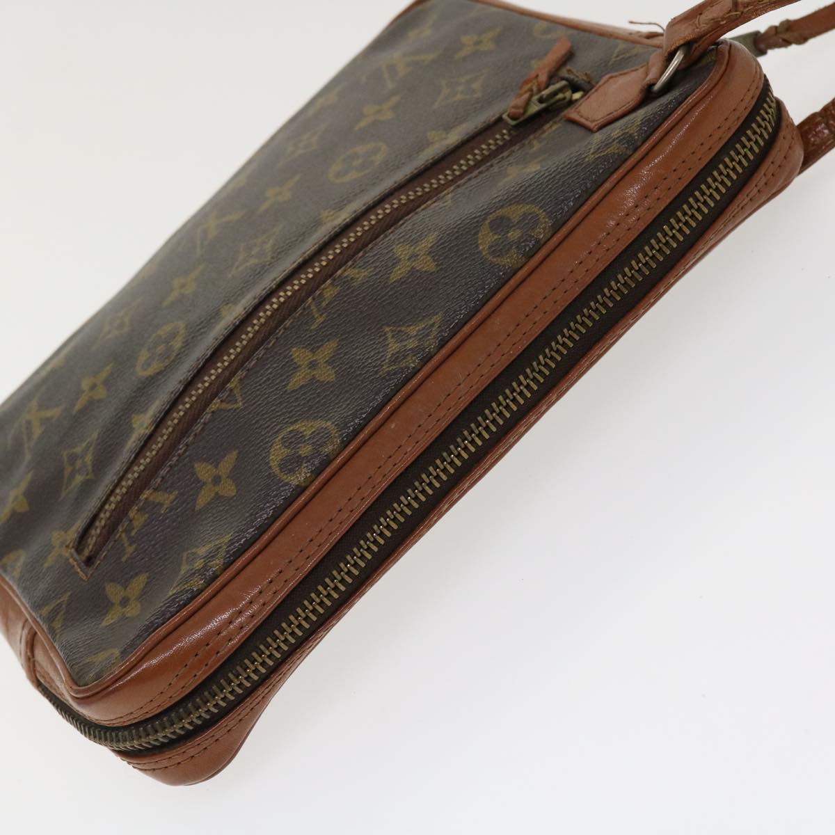 LOUIS VUITTON Monogram Pochette Sports Clutch Bag No.183 LV Auth 38622