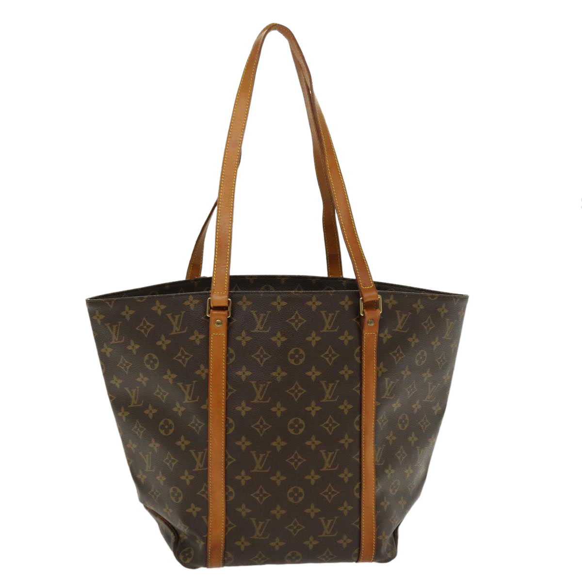 LOUIS VUITTON Monogram Sac Shopping Tote Bag M51108 LV Auth 38627