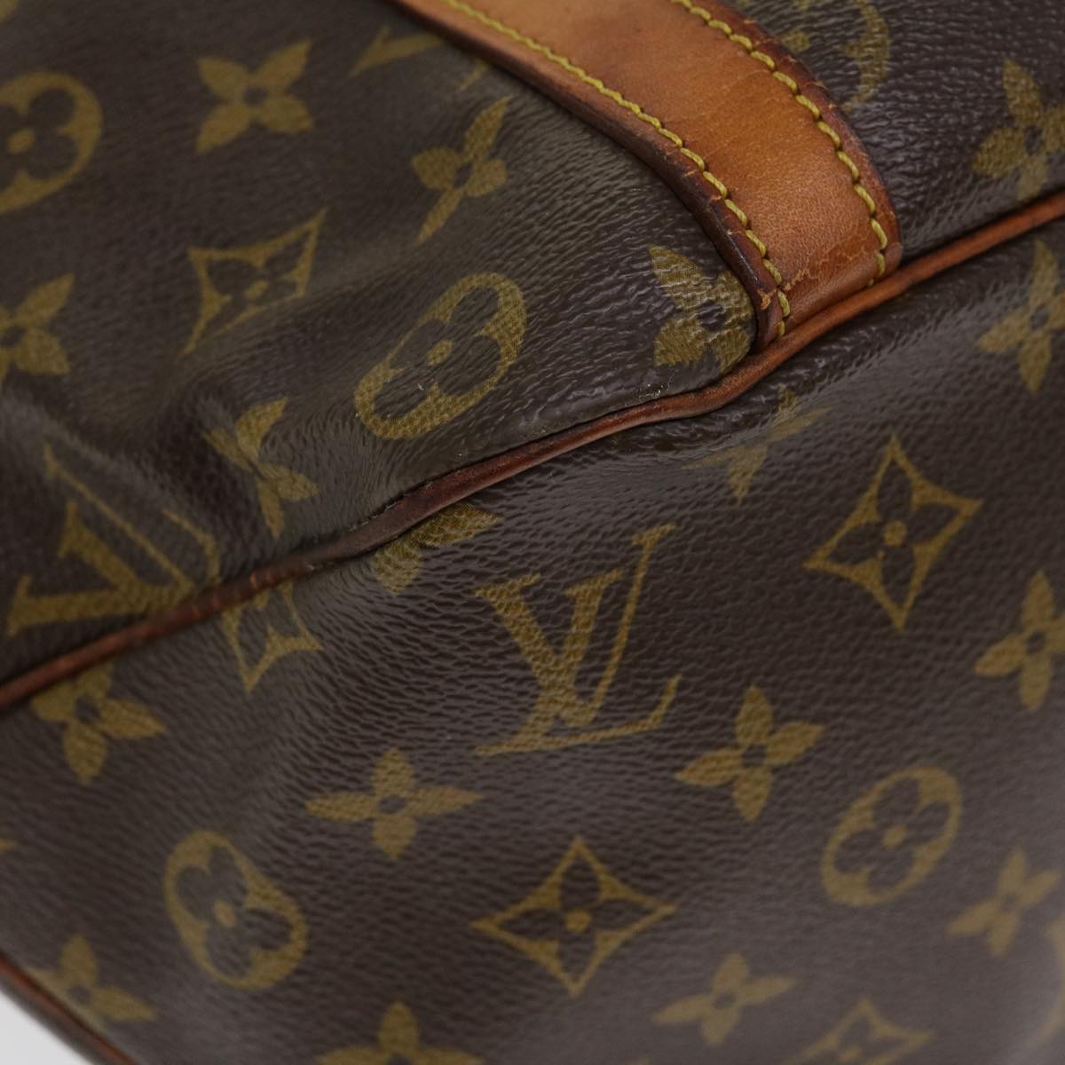 LOUIS VUITTON Monogram Sac Shopping Tote Bag M51108 LV Auth 38627