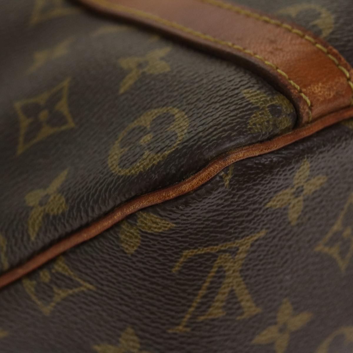 LOUIS VUITTON Monogram Sac Shopping Tote Bag M51108 LV Auth 38627