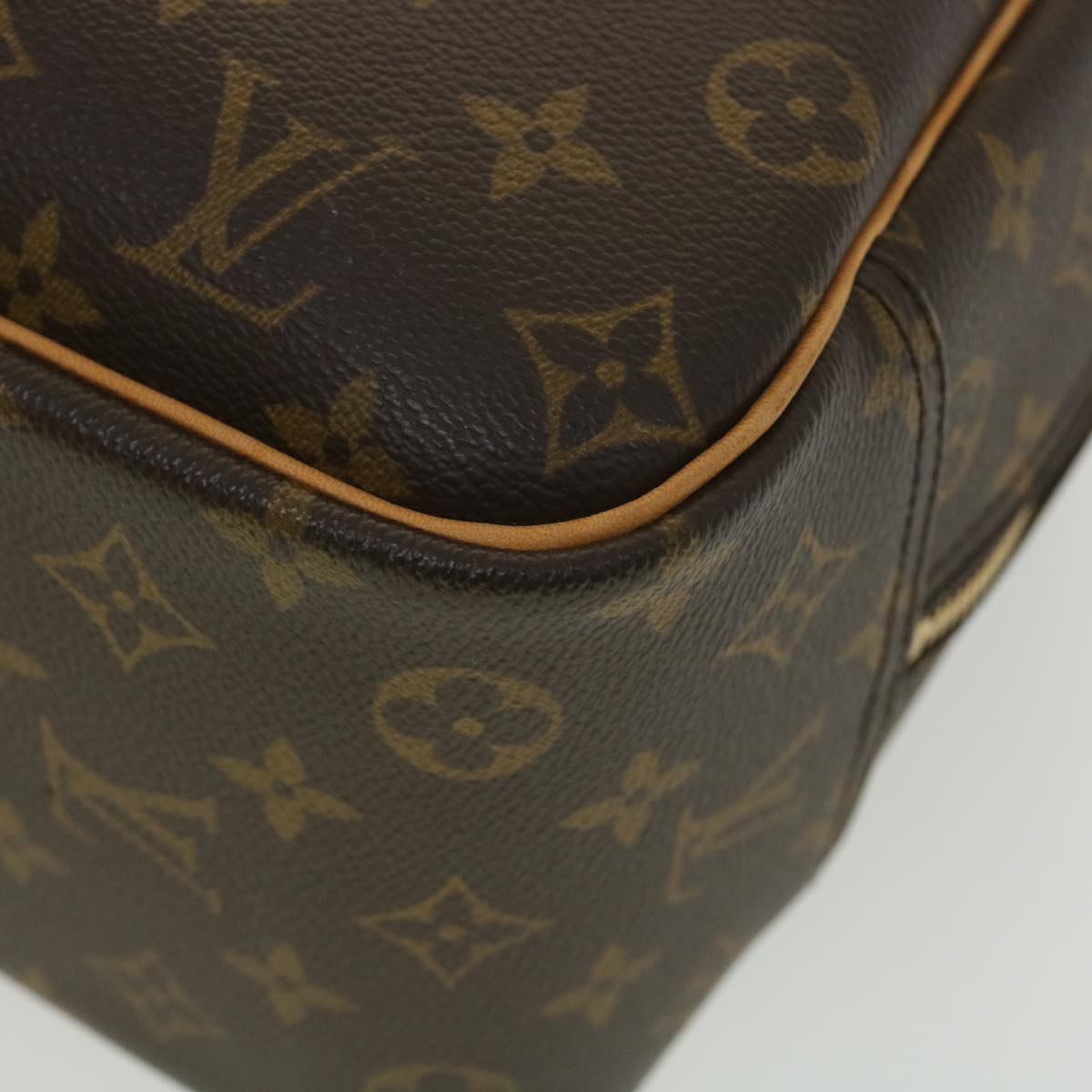 LOUIS VUITTON Monogram Deauville Hand Bag M47270 LV Auth 38636