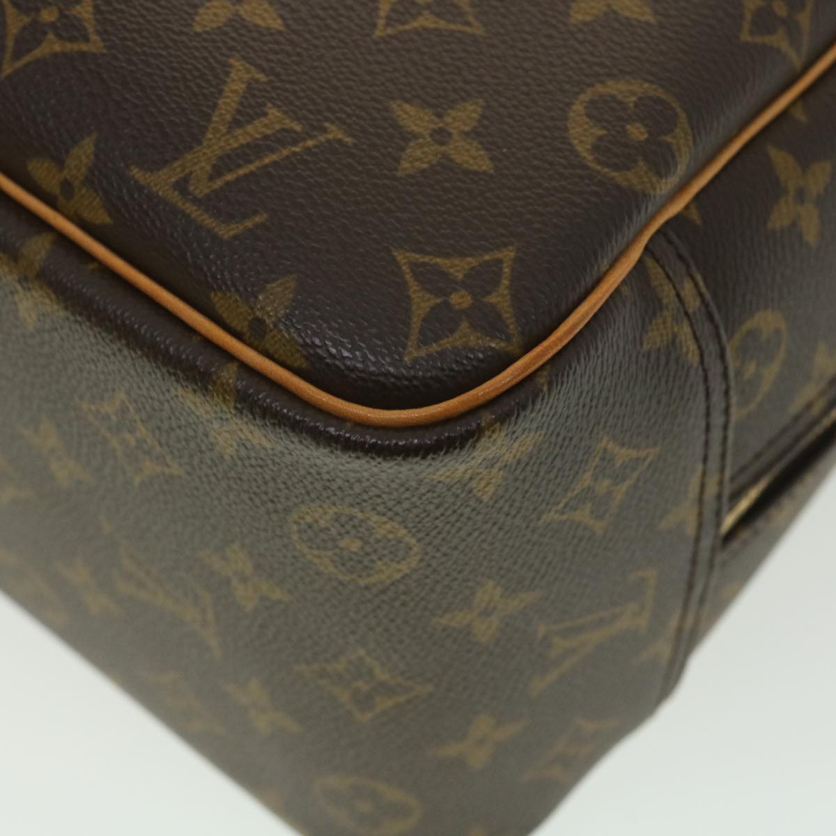 LOUIS VUITTON Monogram Deauville Hand Bag M47270 LV Auth 38636