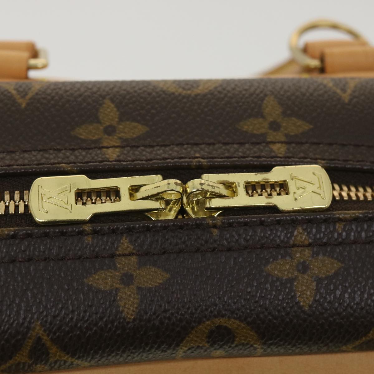 LOUIS VUITTON Monogram Deauville Hand Bag M47270 LV Auth 38636