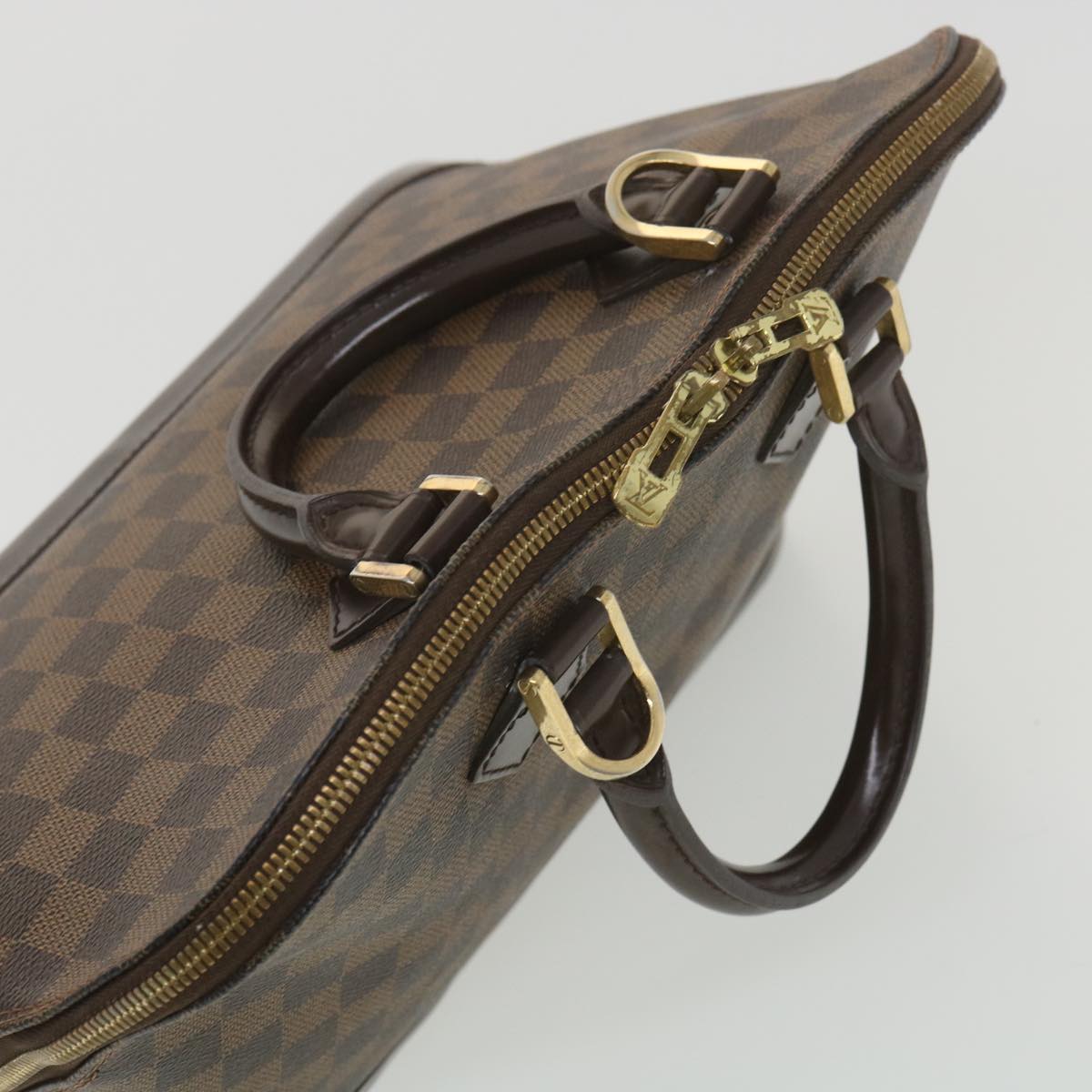 LOUIS VUITTON Damier Ebene Alma Hand Bag N51131 LV Auth 38661