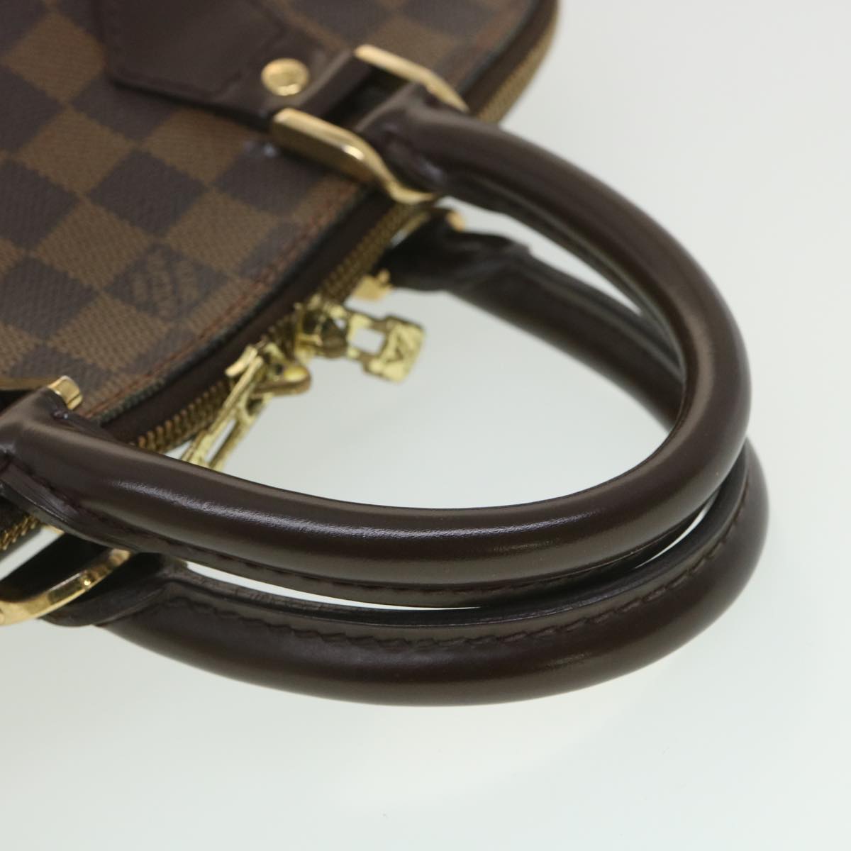 LOUIS VUITTON Damier Ebene Alma Hand Bag N51131 LV Auth 38661