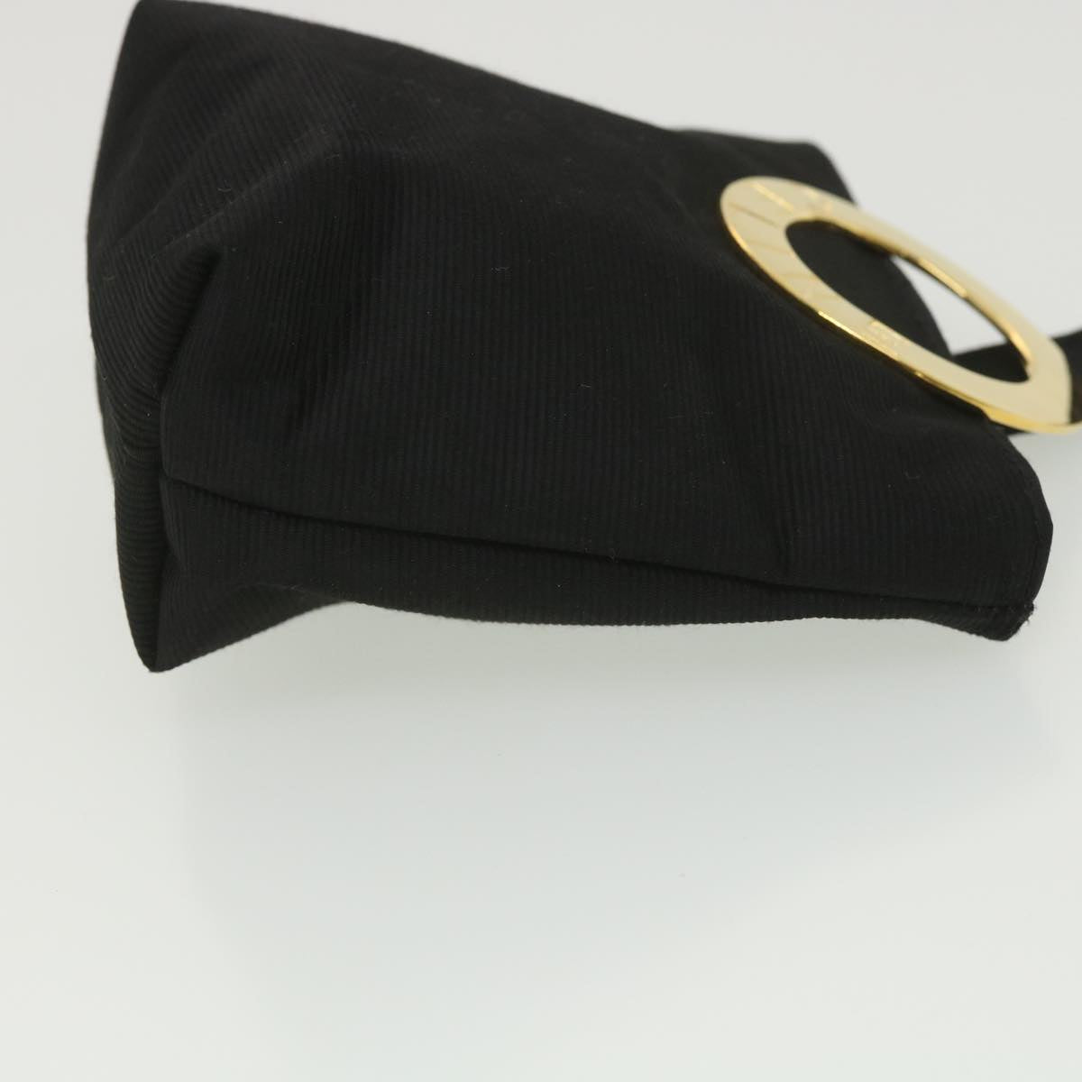 CELINE Pouch Nylon Black Auth 38667