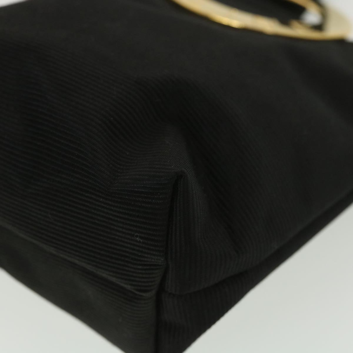 CELINE Pouch Nylon Black Auth 38667