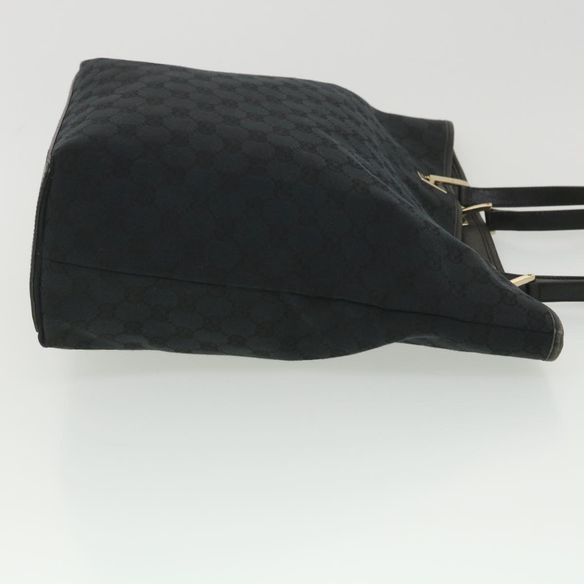 GUCCI GG Canvas Shoulder Bag Black 002.1098 1705 Auth 38671