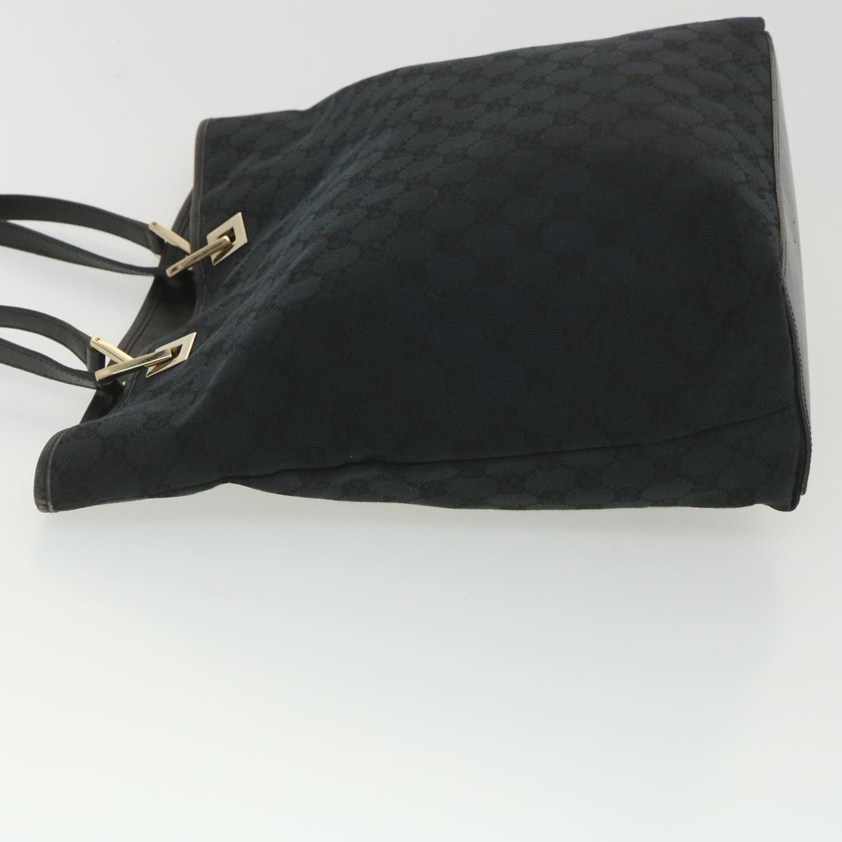 GUCCI GG Canvas Shoulder Bag Black 002.1098 1705 Auth 38671