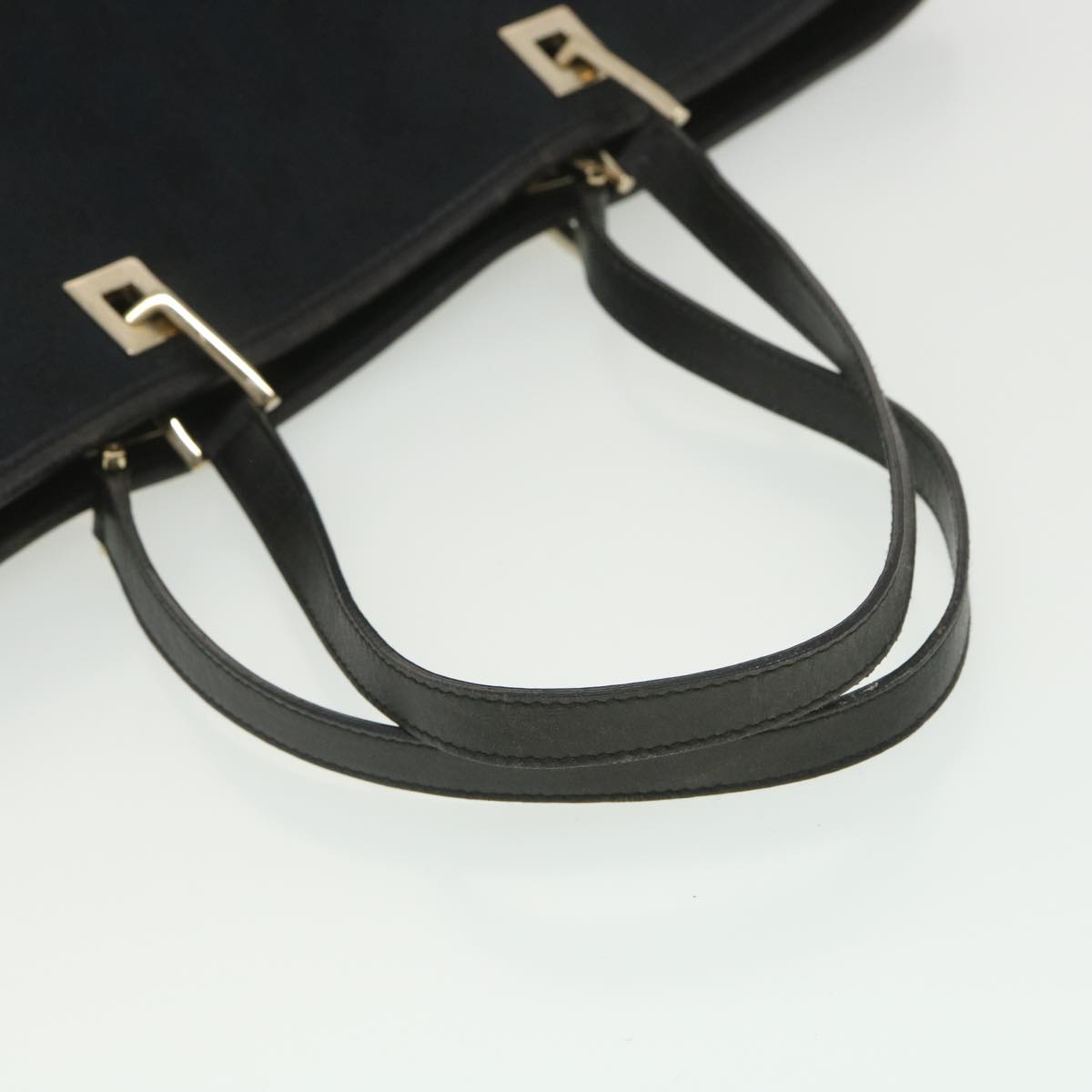 GUCCI GG Canvas Shoulder Bag Black 002.1098 1705 Auth 38671