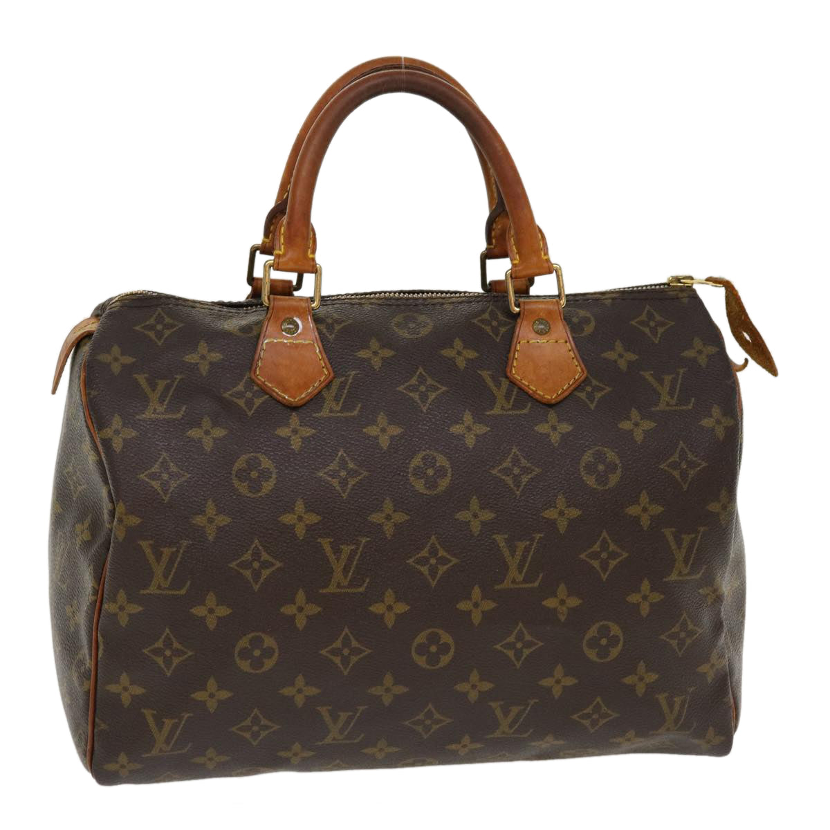 LOUIS VUITTON Monogram Speedy 30 Hand Bag M41526 LV Auth 38675