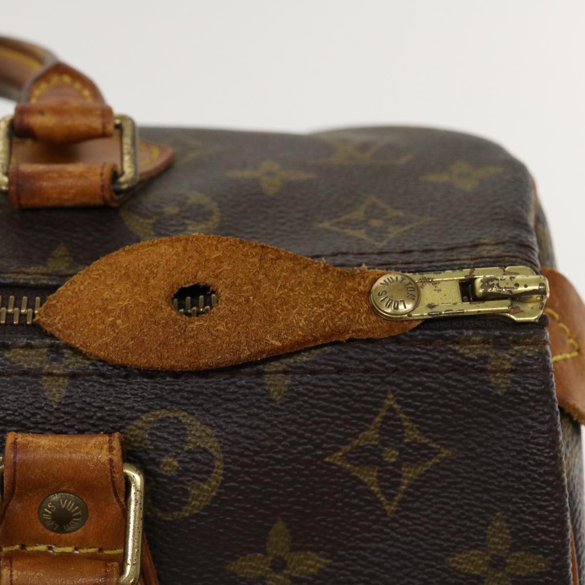 LOUIS VUITTON Monogram Speedy 30 Hand Bag M41526 LV Auth 38675