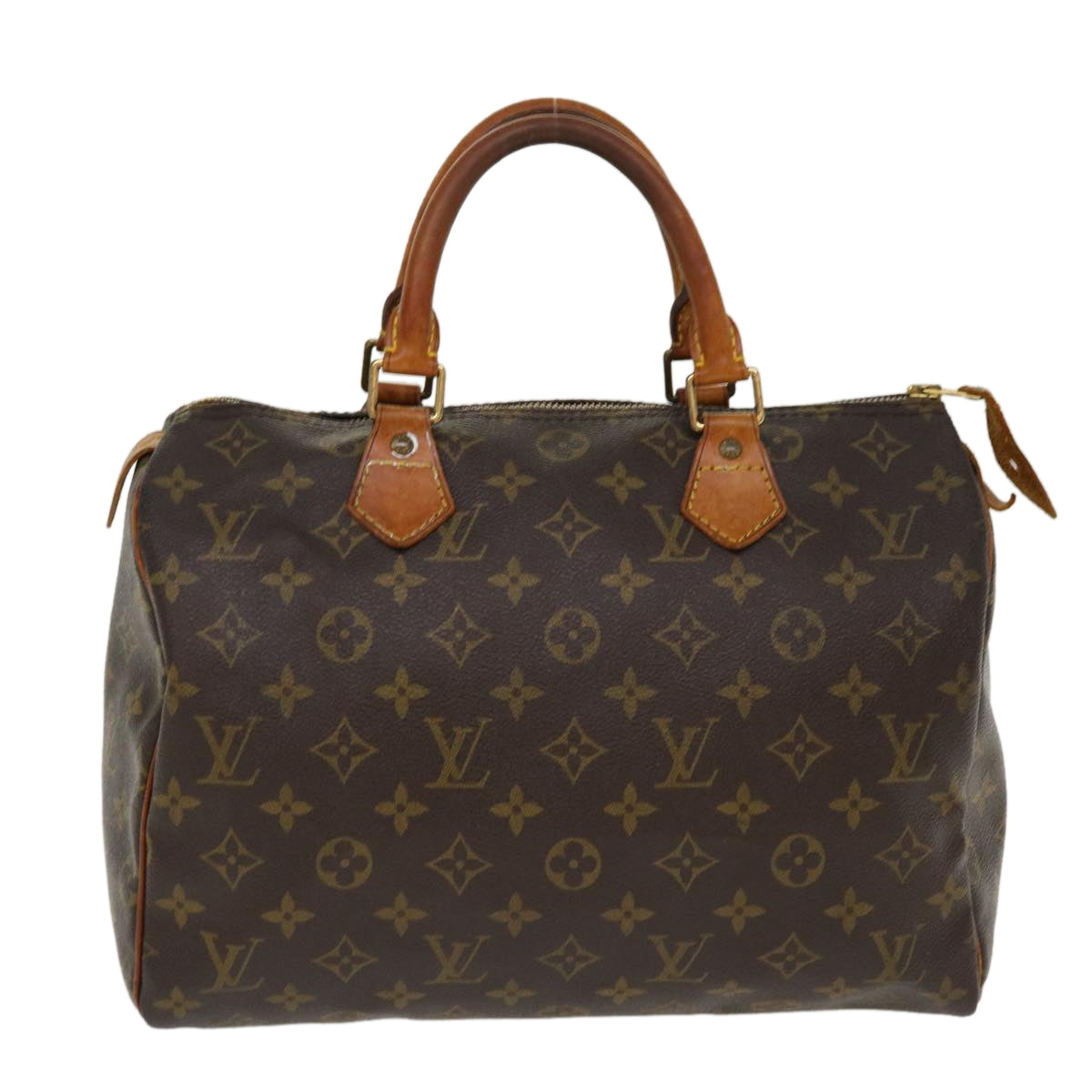 LOUIS VUITTON Monogram Speedy 30 Hand Bag M41526 LV Auth 38675