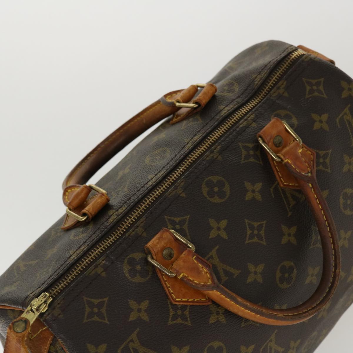 LOUIS VUITTON Monogram Speedy 30 Hand Bag M41526 LV Auth 38675