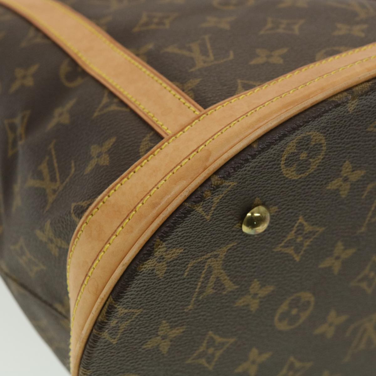 LOUIS VUITTON Monogram Bucket GM Shoulder Bag M42236 LV Auth 38681