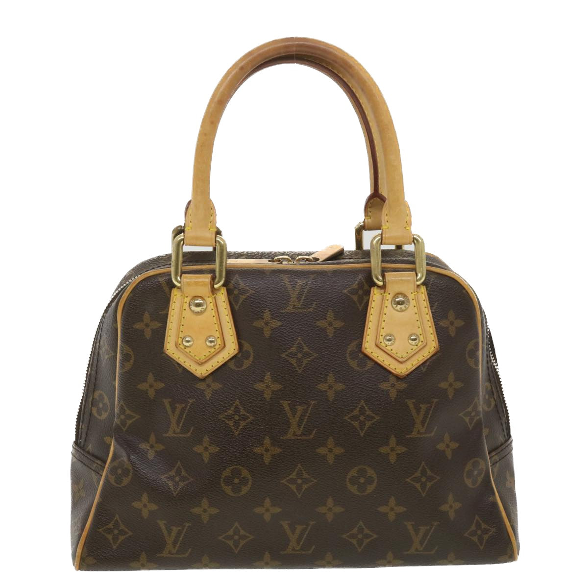 LOUIS VUITTON Monogram Manhattan PM Hand Bag M40026 LV Auth 38682