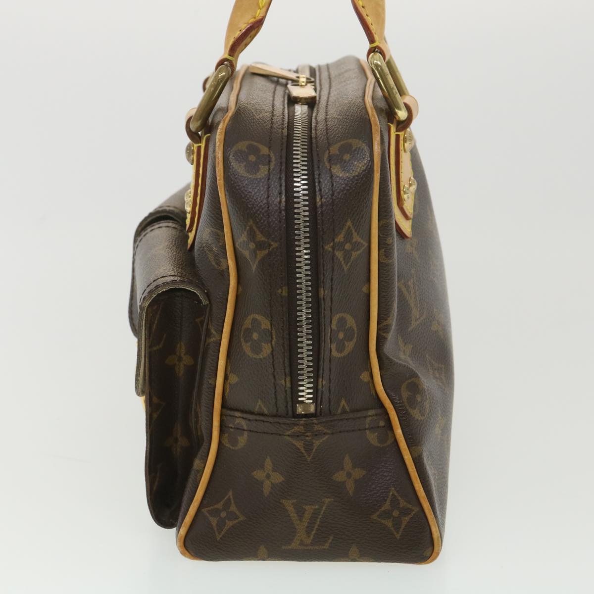 LOUIS VUITTON Monogram Manhattan PM Hand Bag M40026 LV Auth 38682