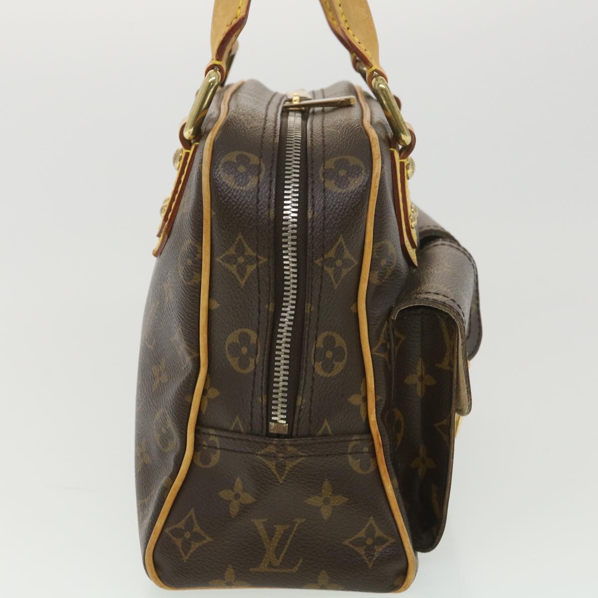 LOUIS VUITTON Monogram Manhattan PM Hand Bag M40026 LV Auth 38682