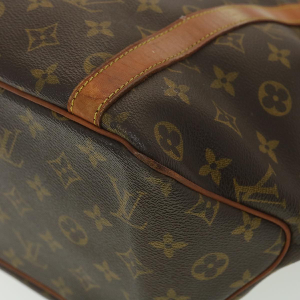 LOUIS VUITTON Monogram Sac Shopping Tote Bag M51108 LV Auth 38685