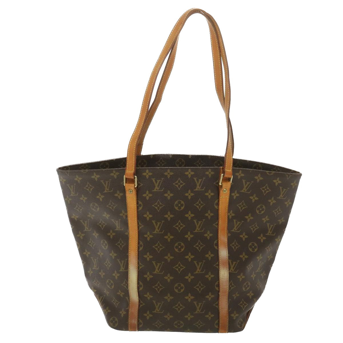 LOUIS VUITTON Monogram Sac Shopping Tote Bag M51108 LV Auth 38685