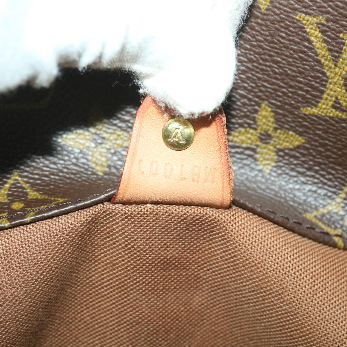 LOUIS VUITTON Monogram Sac Shopping Tote Bag M51108 LV Auth 38685