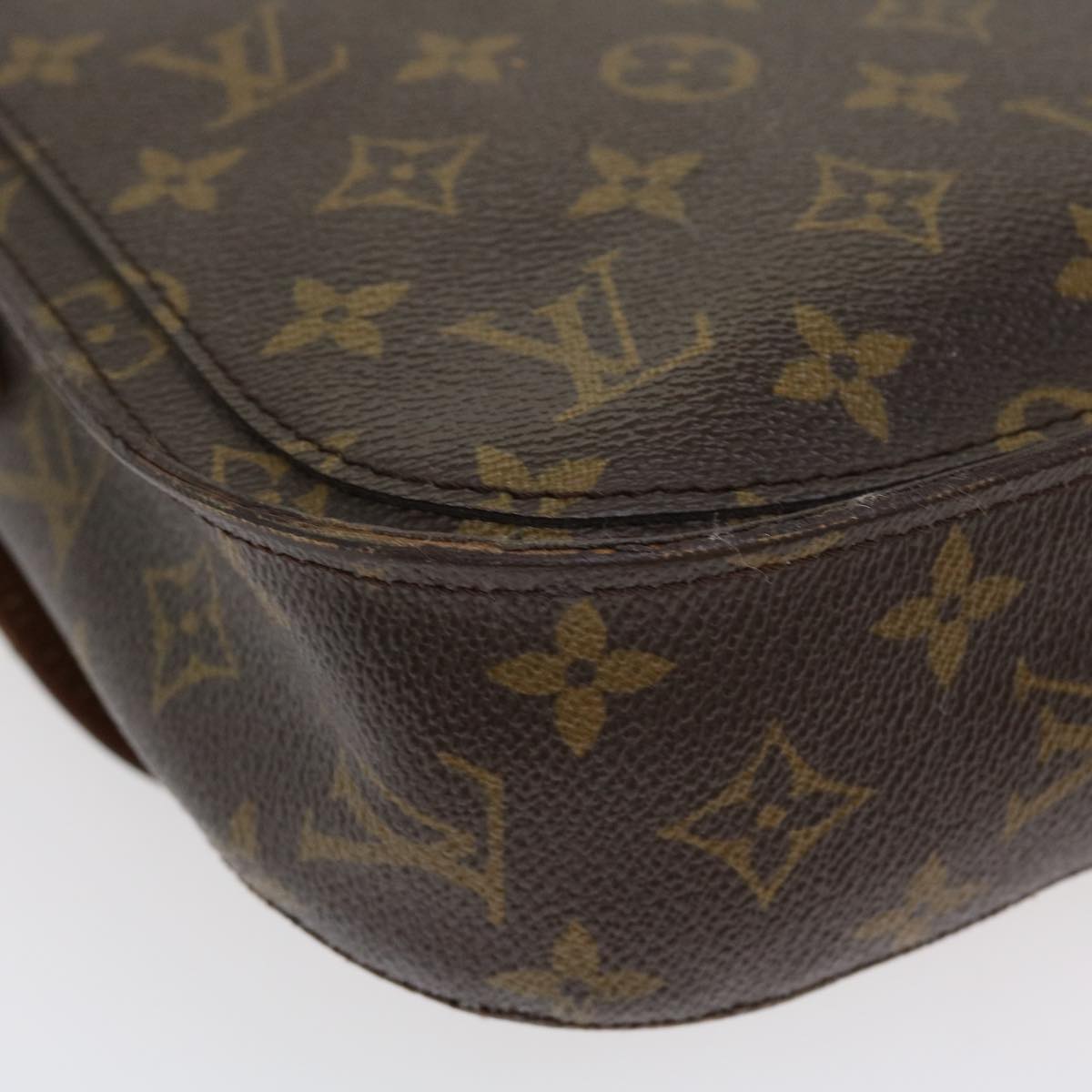 LOUIS VUITTON Monogram Saint Cloud GM Shoulder Bag M51242 LV Auth 38691