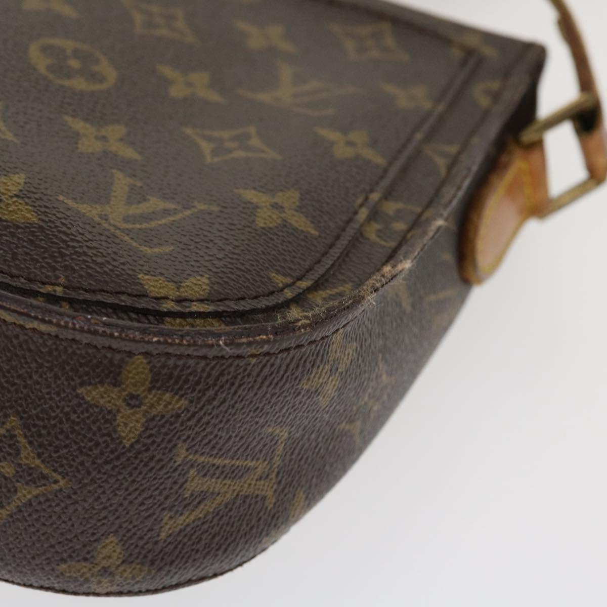 LOUIS VUITTON Monogram Saint Cloud GM Shoulder Bag M51242 LV Auth 38691