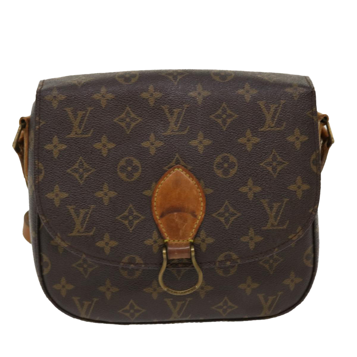 LOUIS VUITTON Monogram Saint Cloud GM Shoulder Bag M51242 LV Auth 38691