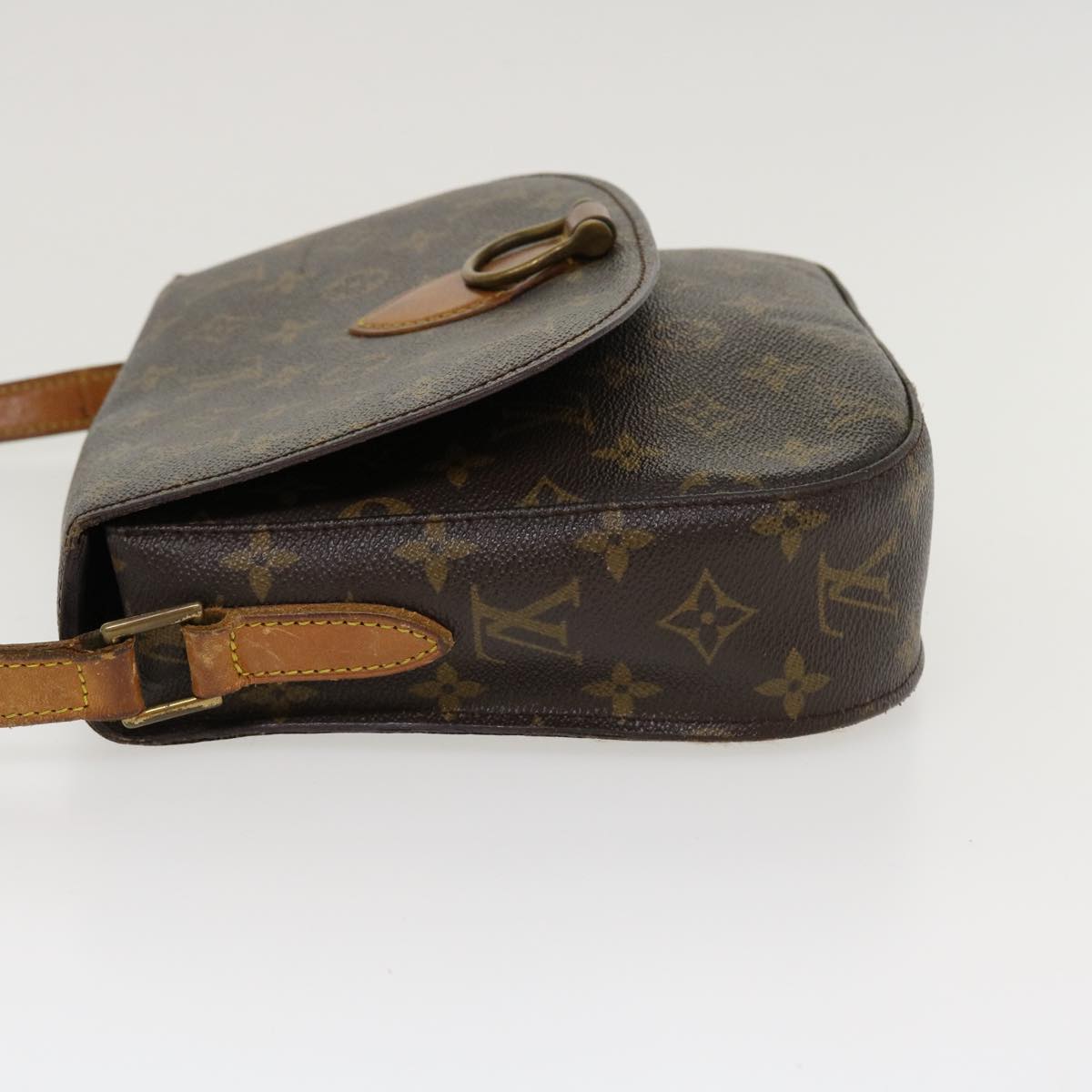 LOUIS VUITTON Monogram Saint Cloud GM Shoulder Bag M51242 LV Auth 38691