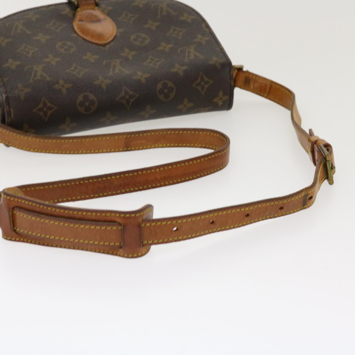 LOUIS VUITTON Monogram Saint Cloud GM Shoulder Bag M51242 LV Auth 38691