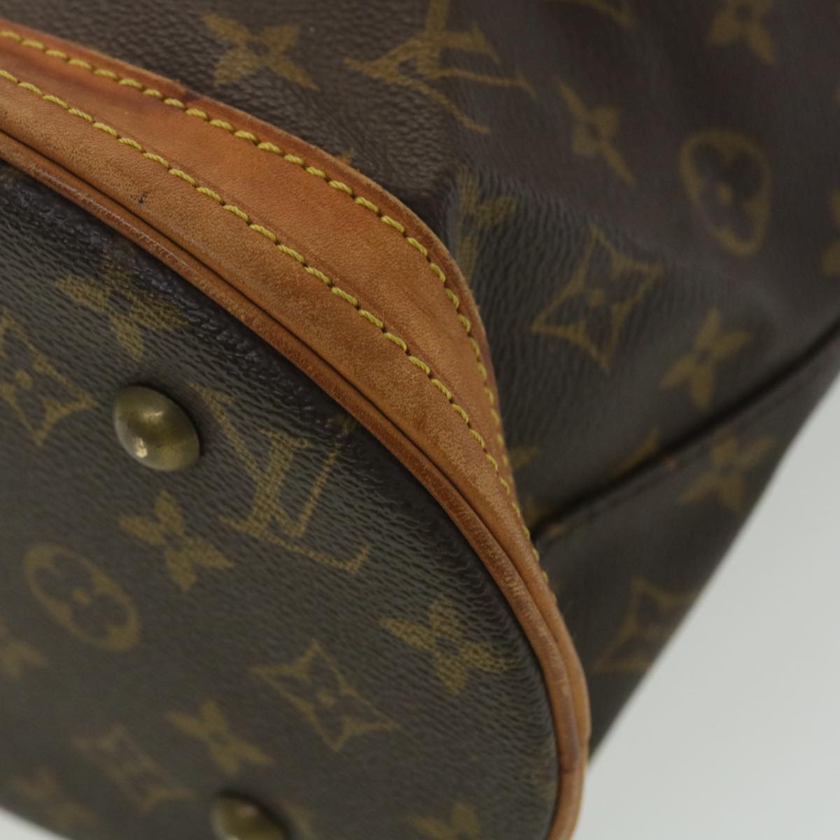 LOUIS VUITTON Monogram Bucket PM Shoulder Bag M42238 LV Auth 38706