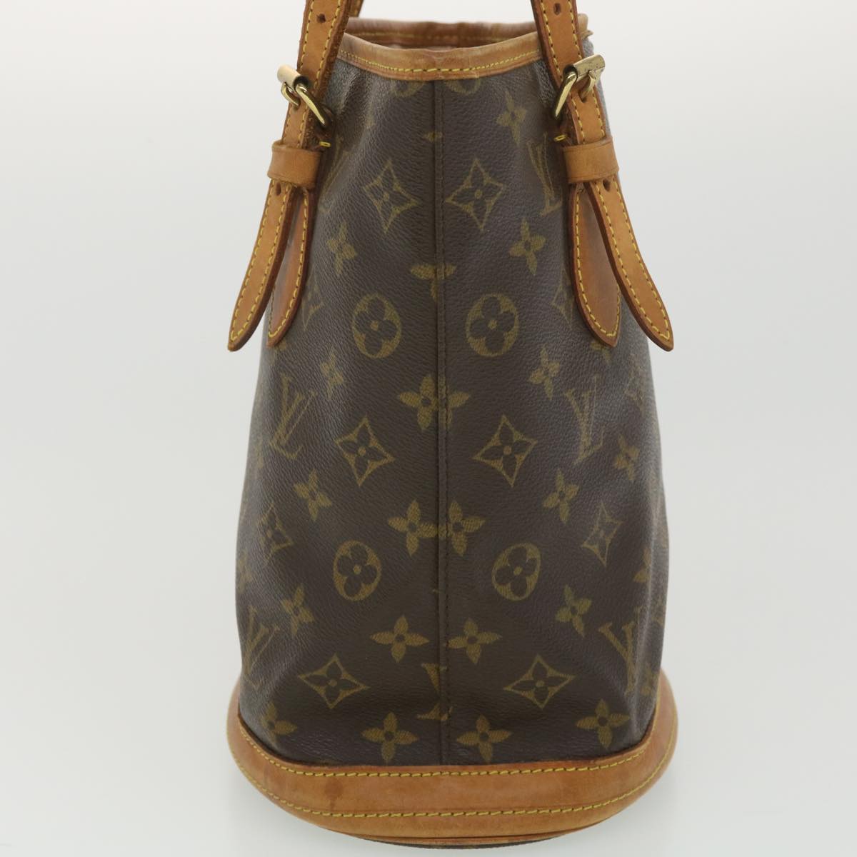 LOUIS VUITTON Monogram Bucket PM Shoulder Bag M42238 LV Auth 38706