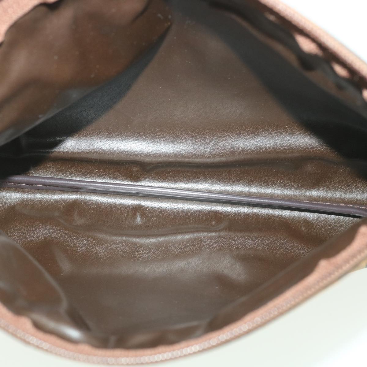 Burberrys Nova Check Clutch Bag Nylon Beige Auth 38713