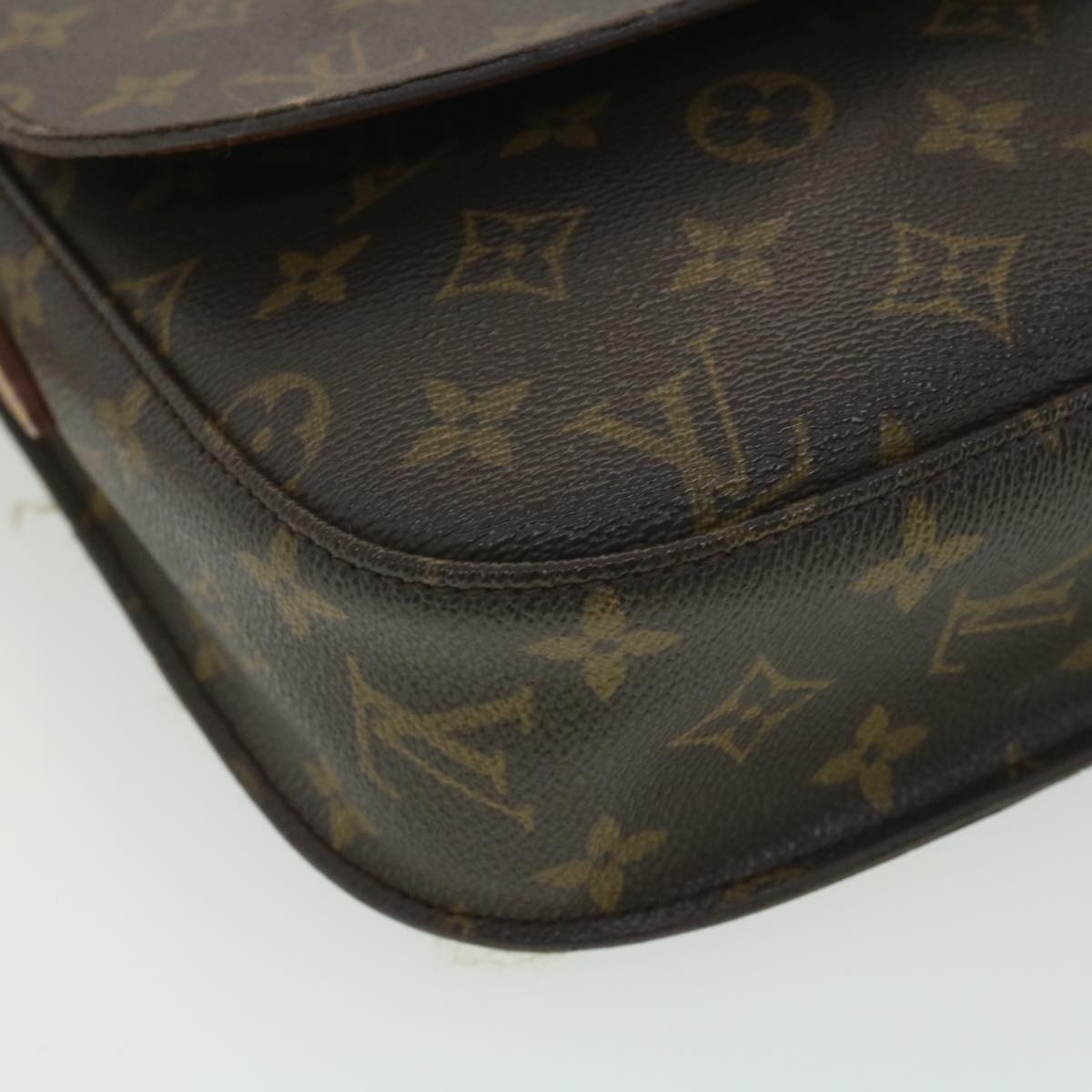 LOUIS VUITTON Monogram Saint Cloud GM Shoulder Bag M51242 LV Auth 38730