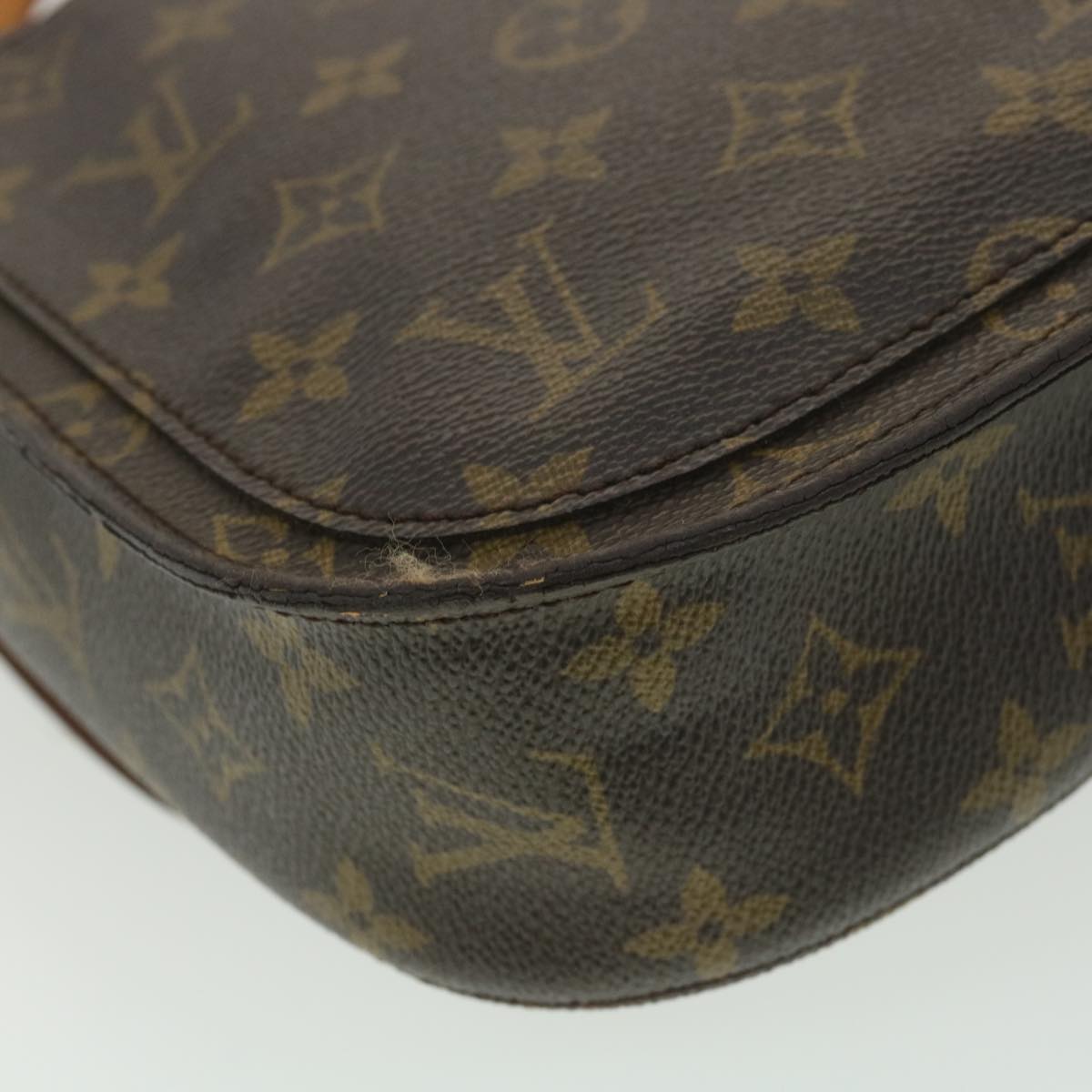 LOUIS VUITTON Monogram Saint Cloud GM Shoulder Bag M51242 LV Auth 38730