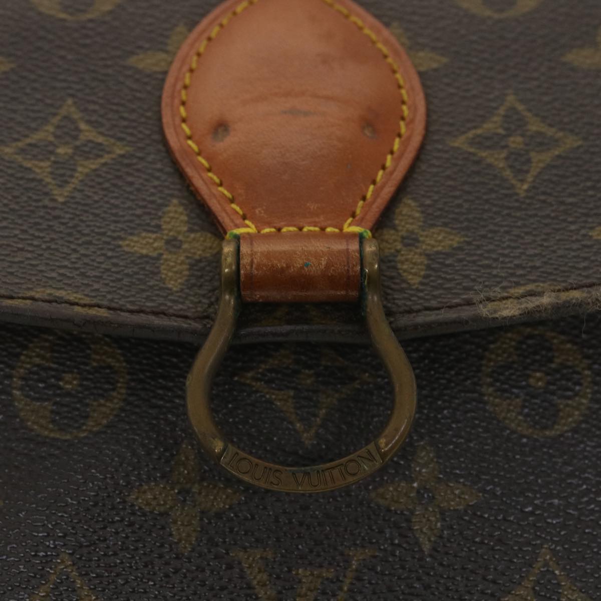 LOUIS VUITTON Monogram Saint Cloud GM Shoulder Bag M51242 LV Auth 38730