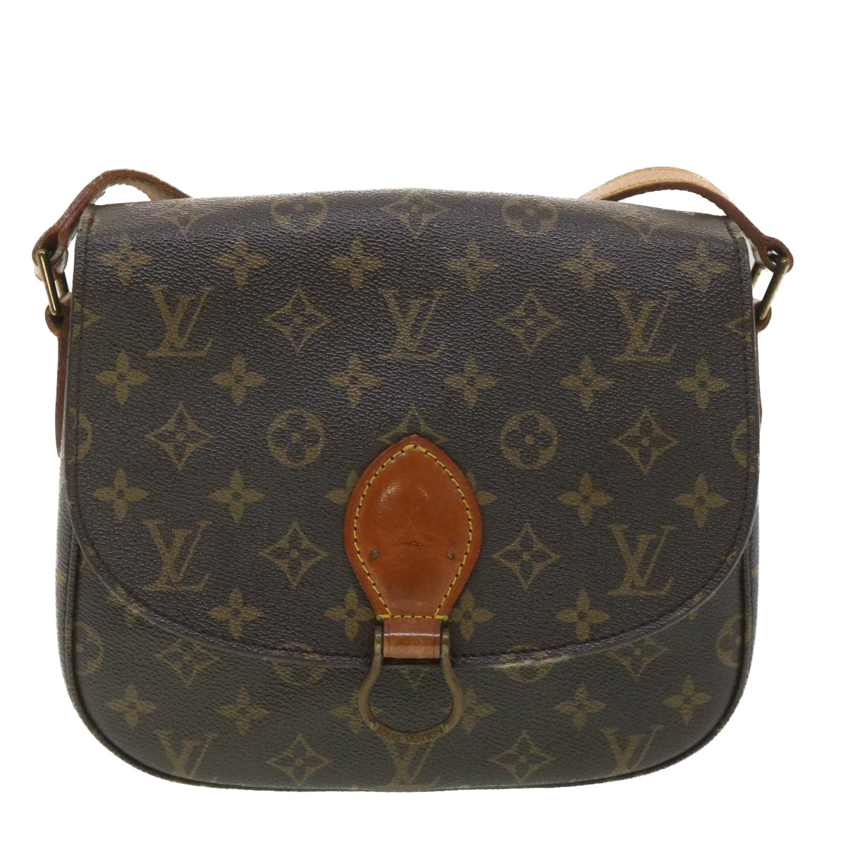 LOUIS VUITTON Monogram Saint Cloud GM Shoulder Bag M51242 LV Auth 38730