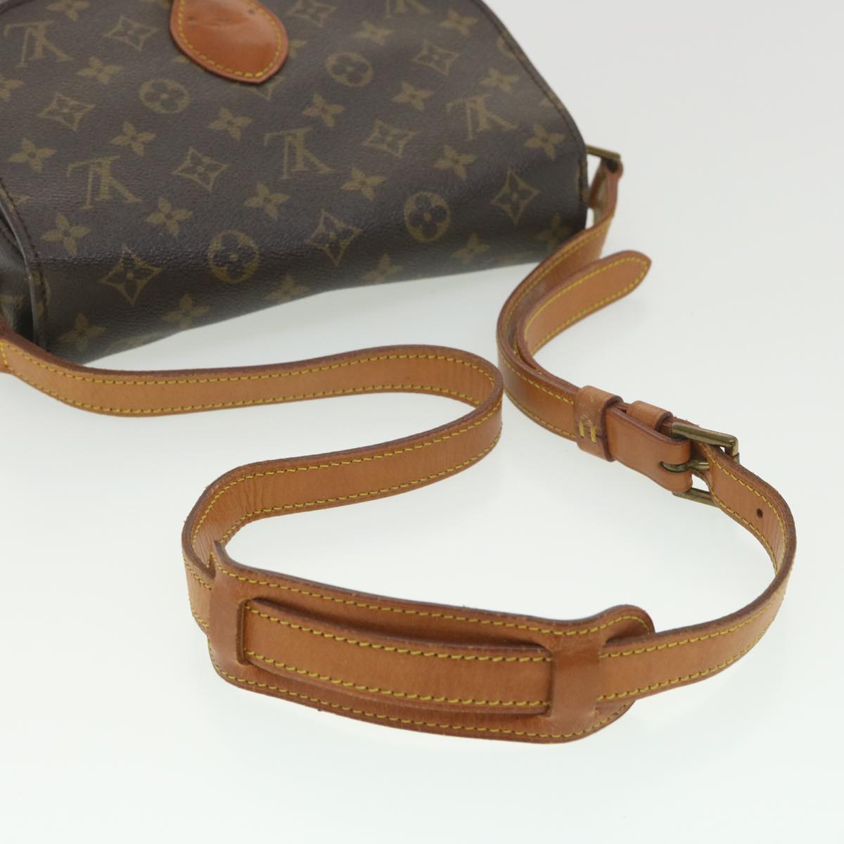 LOUIS VUITTON Monogram Saint Cloud GM Shoulder Bag M51242 LV Auth 38730