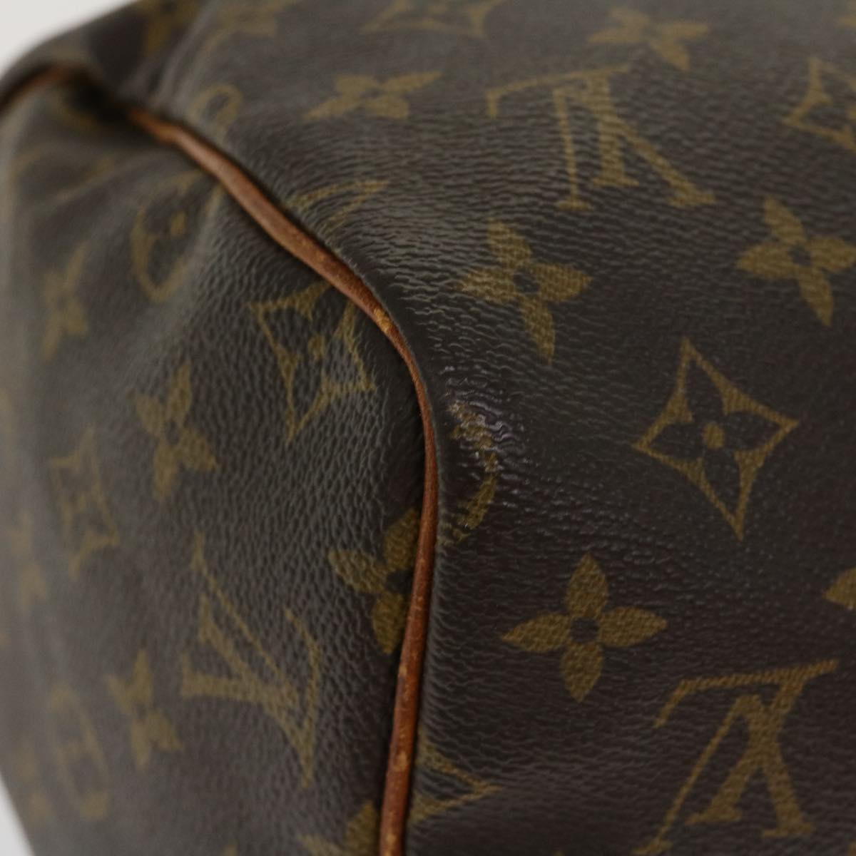 LOUIS VUITTON Monogram Speedy 30 Hand Bag M41526 LV Auth 38732